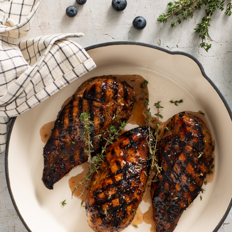 Blueberry Balsamic Grilled Chicken