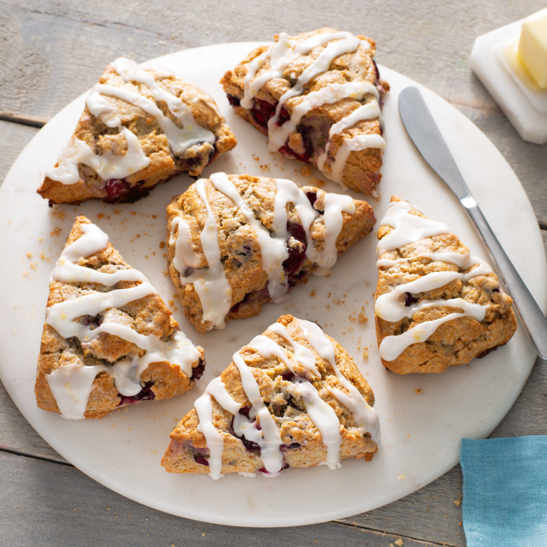 Lemon Cranberry Scones